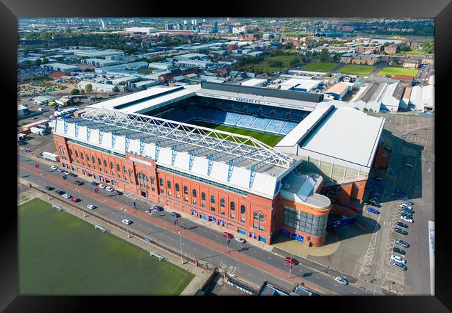 Ibrox Framed Print by Apollo Aerial Photography