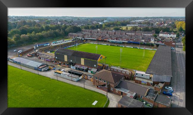 The Castleford Tigers Framed Print by Apollo Aerial Photography