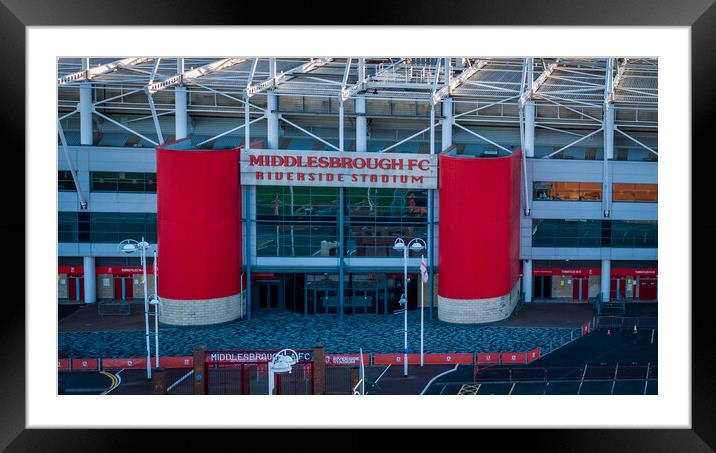 Middlesbrough FC Framed Mounted Print by Apollo Aerial Photography
