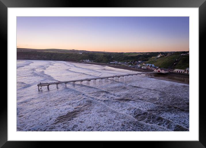 Saltburn by the Sea Framed Mounted Print by Apollo Aerial Photography