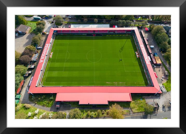 Salford City FC Framed Mounted Print by Apollo Aerial Photography