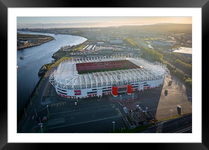 Riverside Stadium Framed Mounted Print by Apollo Aerial Photography