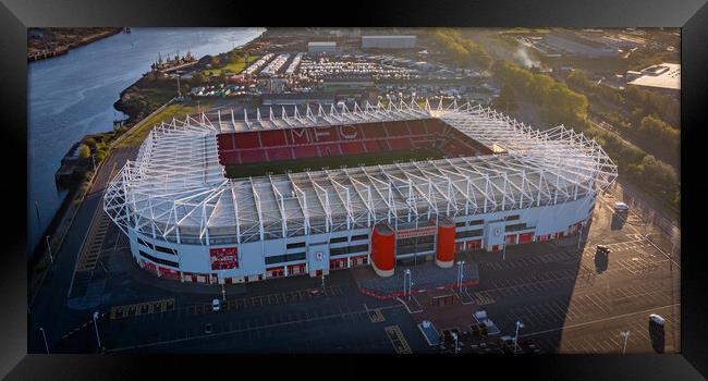 Riverside Stadium  Framed Print by Apollo Aerial Photography