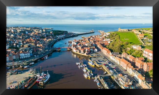 Whitby Views Framed Print by Apollo Aerial Photography