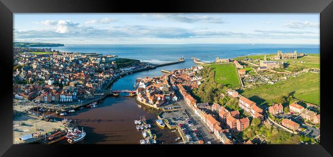 Whitby view Framed Print by Apollo Aerial Photography