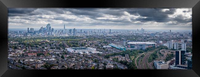 North London Views Framed Print by Apollo Aerial Photography
