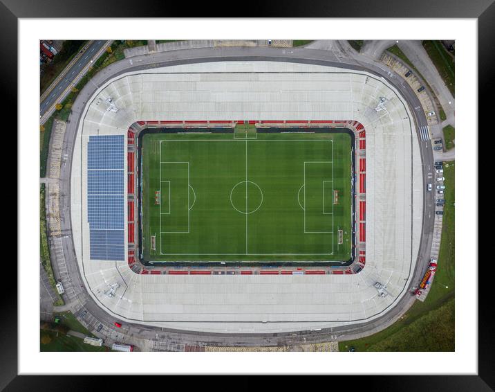 Doncaster Rovers FC Framed Mounted Print by Apollo Aerial Photography