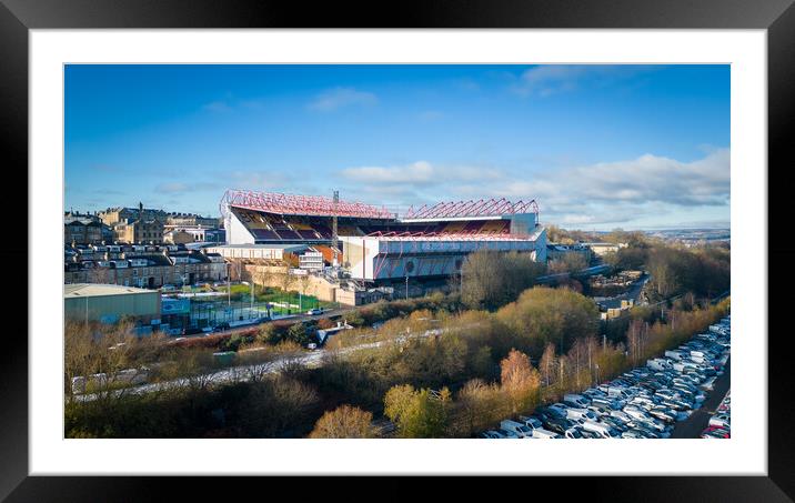 Valley Parade Stadium Framed Mounted Print by Apollo Aerial Photography