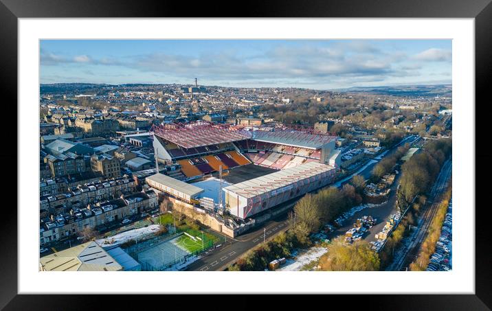 Valley Parade Framed Mounted Print by Apollo Aerial Photography