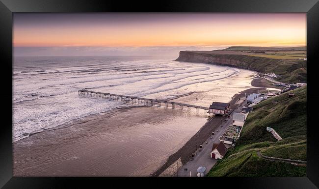 Saltburn by the Sea Framed Print by Apollo Aerial Photography