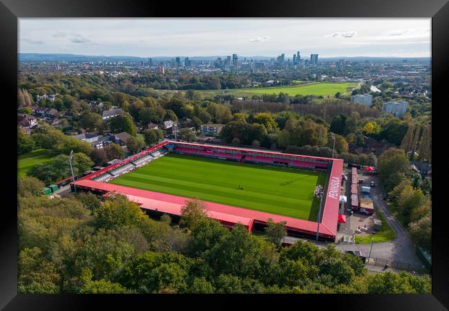 Peninsula Stadium Framed Print by Apollo Aerial Photography