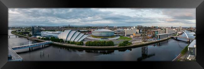 Glasgow Panorama Framed Print by Apollo Aerial Photography