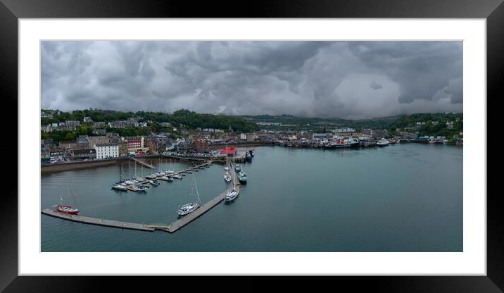 Oban Framed Mounted Print by Apollo Aerial Photography