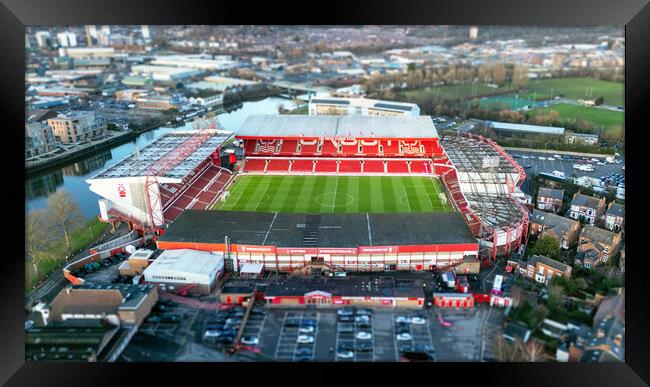 The City Ground Framed Print by Apollo Aerial Photography