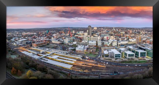 Sheffield City Framed Print by Apollo Aerial Photography