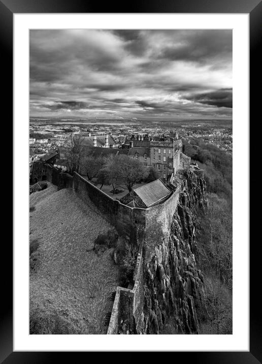 Stirling Castle Framed Mounted Print by Apollo Aerial Photography