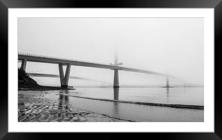 The Queensferry Crossing Framed Mounted Print by Apollo Aerial Photography