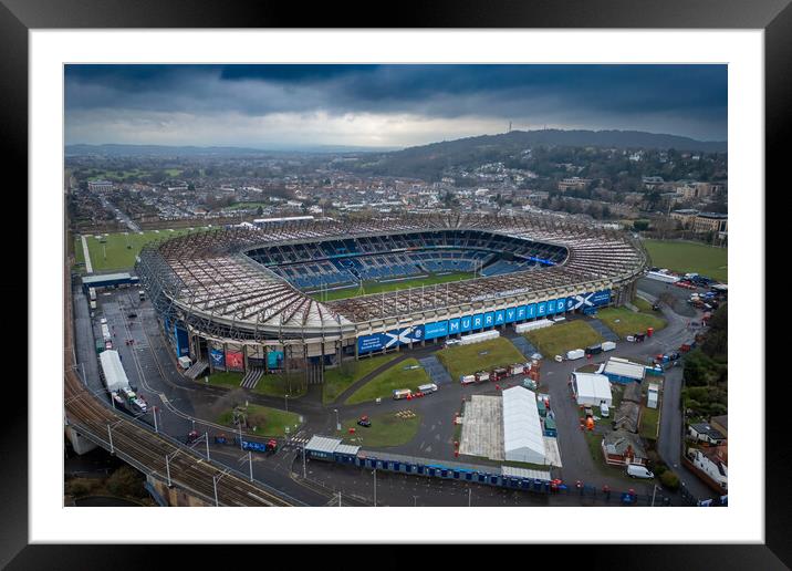 Murrayfield Framed Mounted Print by Apollo Aerial Photography