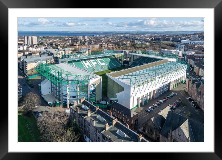 Easter Road Framed Mounted Print by Apollo Aerial Photography