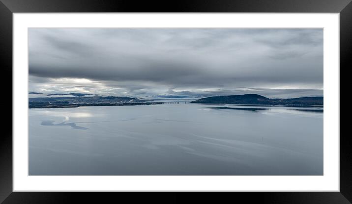 The Kessock Bridge Framed Mounted Print by Apollo Aerial Photography