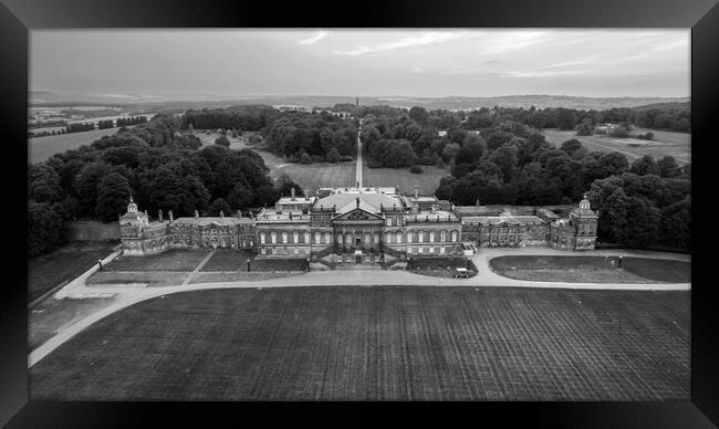 Wentworth Woodhouse Framed Print by Apollo Aerial Photography