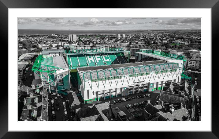 Easter Road Framed Mounted Print by Apollo Aerial Photography