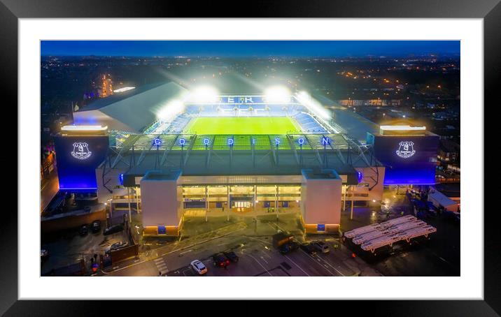 Goodison Park Framed Mounted Print by Apollo Aerial Photography