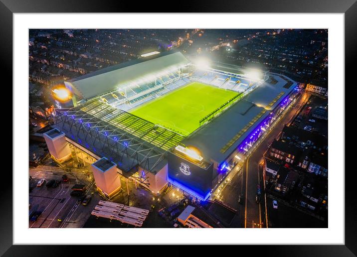 Goodison Park Framed Mounted Print by Apollo Aerial Photography