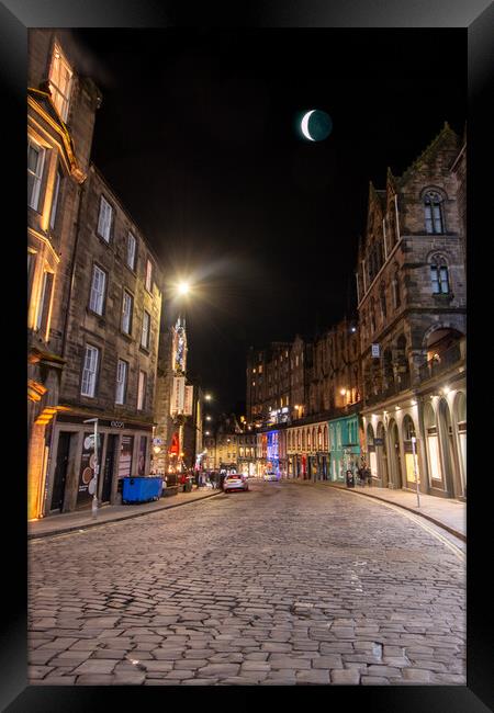 Victoria Street Edinburgh Framed Print by Apollo Aerial Photography