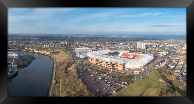 Stadium of Light Sunderland Framed Print by Apollo Aerial Photography