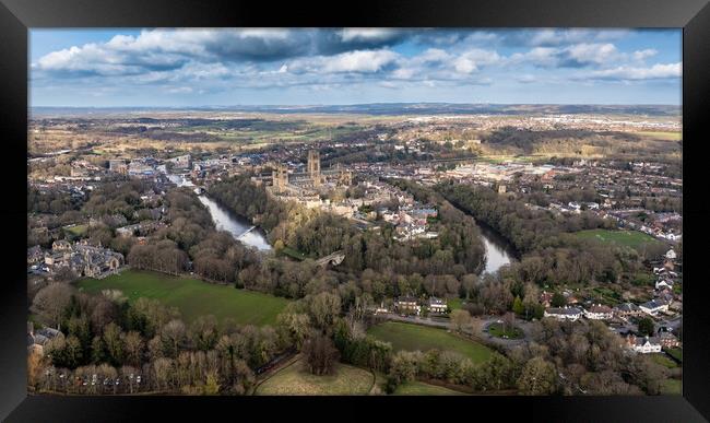 Durham Cathedral Framed Print by Apollo Aerial Photography