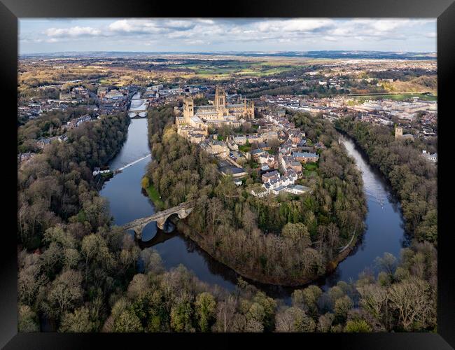 Durham Cathedral Framed Print by Apollo Aerial Photography