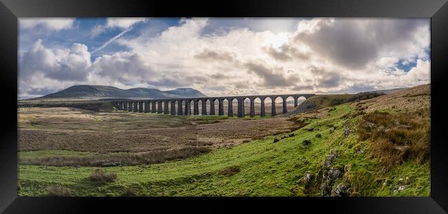 Ribblehead Viaduct Framed Print by Apollo Aerial Photography