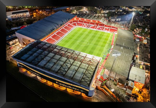 The City Ground Framed Print by Apollo Aerial Photography