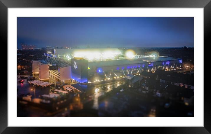 Goodison Park Framed Mounted Print by Apollo Aerial Photography