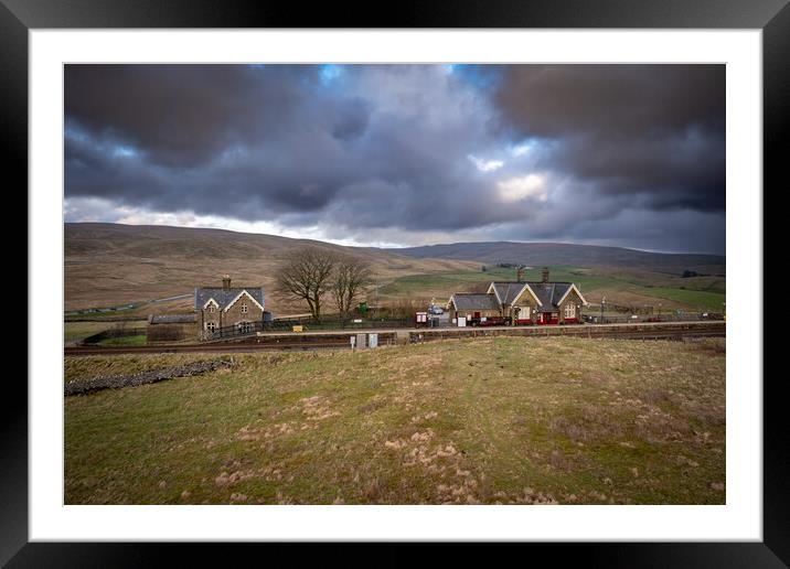 Ribblehead Station Framed Mounted Print by Apollo Aerial Photography