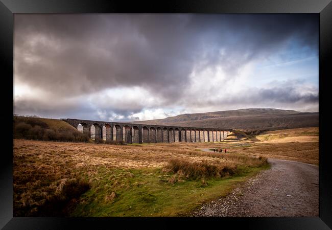 Ribblehead Viaduct  Framed Print by Apollo Aerial Photography