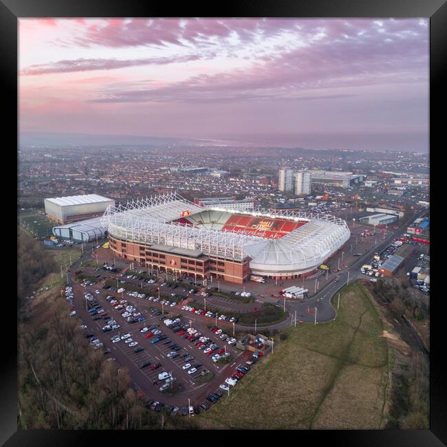 Stadium of Light Sunderland Framed Print by Apollo Aerial Photography