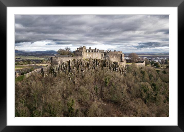 Stirling Castle Framed Mounted Print by Apollo Aerial Photography