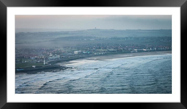 Whitburn Sands Framed Mounted Print by Apollo Aerial Photography