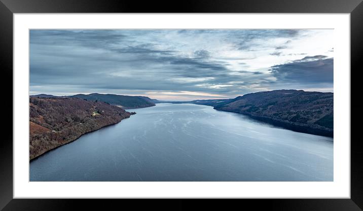 Loch Ness Framed Mounted Print by Apollo Aerial Photography