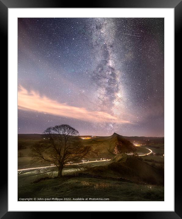  Park House Hill Under Milkyway Framed Mounted Print by John-paul Phillippe
