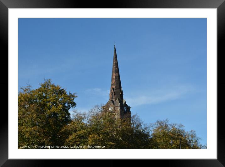 st marks curch Framed Mounted Print by malcolm james