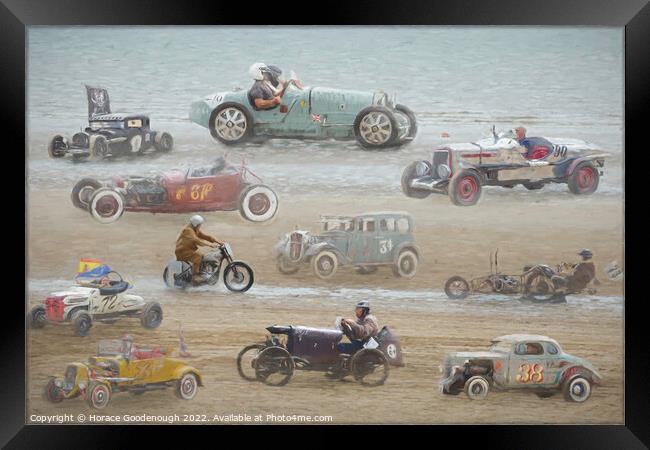 Fun on the Beach Framed Print by Horace Goodenough