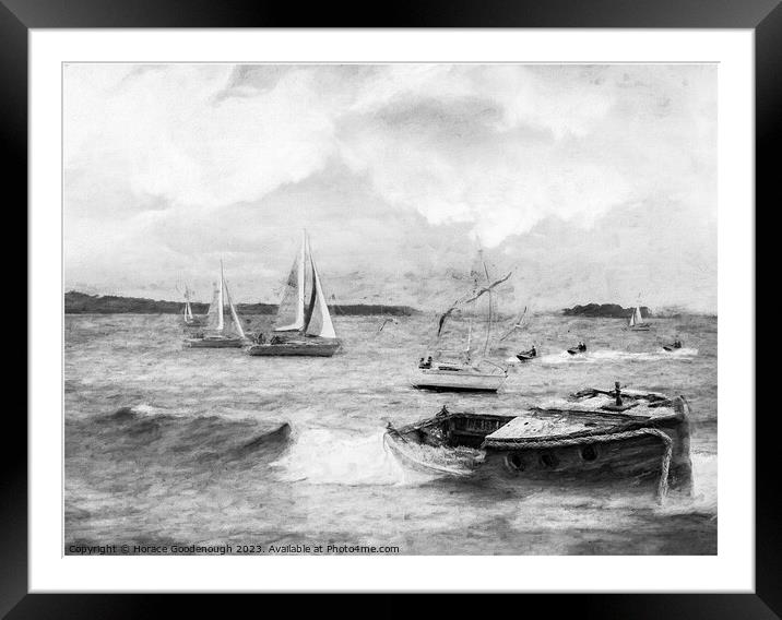 Life at Sea Framed Mounted Print by Horace Goodenough