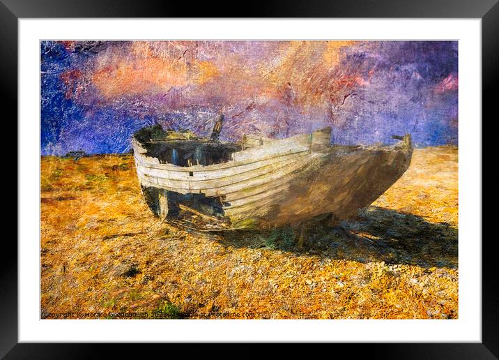 There's a hole in my boat Framed Mounted Print by Horace Goodenough