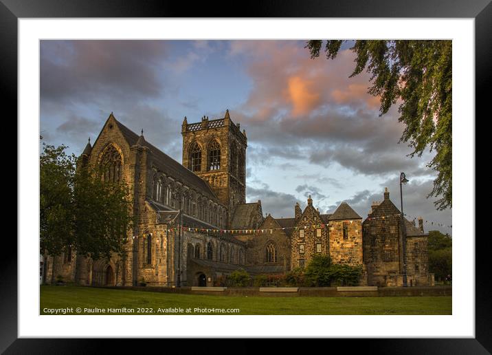 Abbey in Paisley Framed Mounted Print by Pauline Hamilton