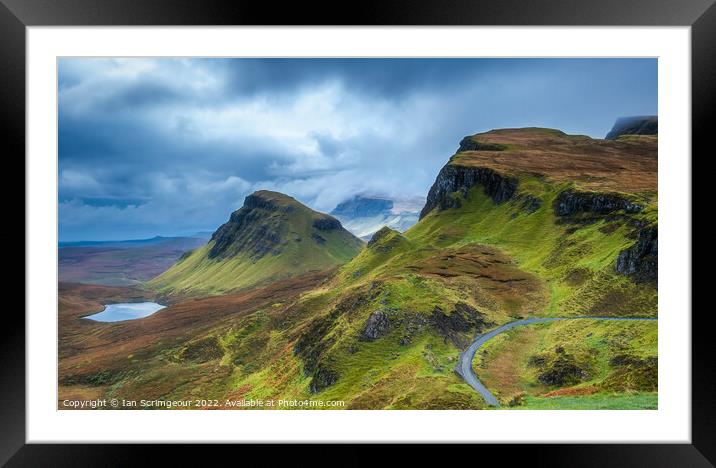 The Quiraing Framed Mounted Print by Ian Scrimgeour