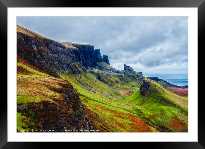The Quiraing Framed Mounted Print by Ian Scrimgeour