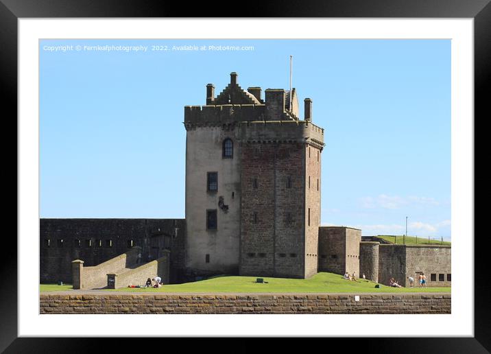 Broughty Castle  Framed Mounted Print by Fernleafphotography 